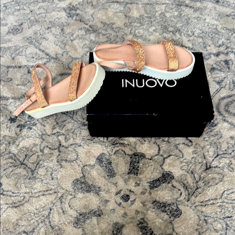 Rose gold rhinestones Pink and White Sandals for Stylish Comfort